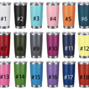 20oz Tapered Tumblers (Non Sublimation)
