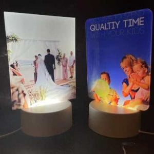 Frosted Acrylic LED Colour Changing Light
