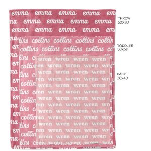 Custom Name Blanket