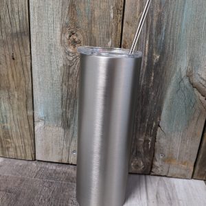 20oz Straight Skinny Stainless Steel Sublimation Tumbler