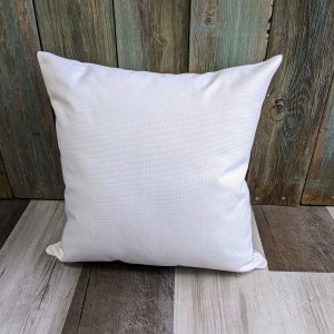 White Linen Throw Pillow Cover
