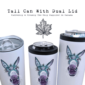 Tall Boy Sublimation Hard Sided Can Cooler