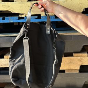 Leather Handled Tote Bag