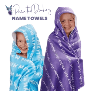 Custom Name Hooded Towel