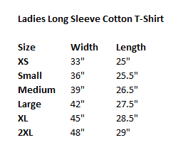 Ladies Cotton Long Sleeve T-Shirts
