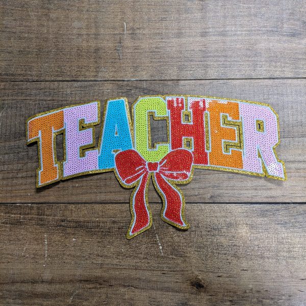 Chenille Patches - Valentines Day, St. Patrick's Day, Easter & Teacher - Image 17